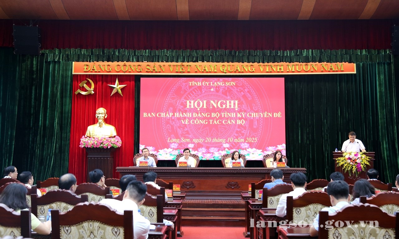 Hội nghị Ban Chấp hành Đảng bộ tỉnh kỳ chuyên đề về công tác cán bộ
