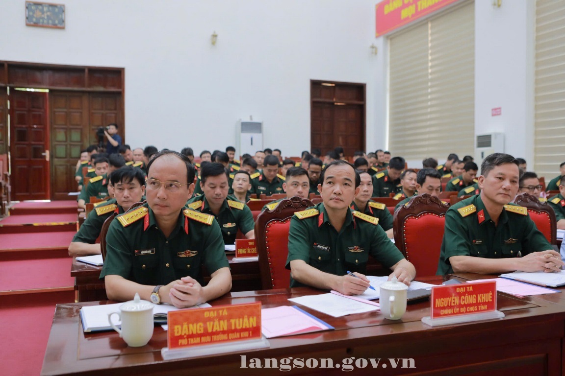 Sơ kết công tác quân sự, quốc phòng 6 tháng đầu năm 2026