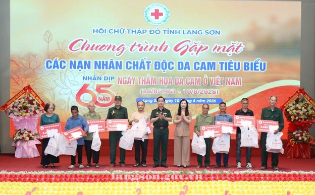 Gặp mặt các nạn nhân chất độc da cam nhân dịp 65 năm Ngày thảm họa da cam ở Việt Nam (10/8/1961 - 10/8/2026)