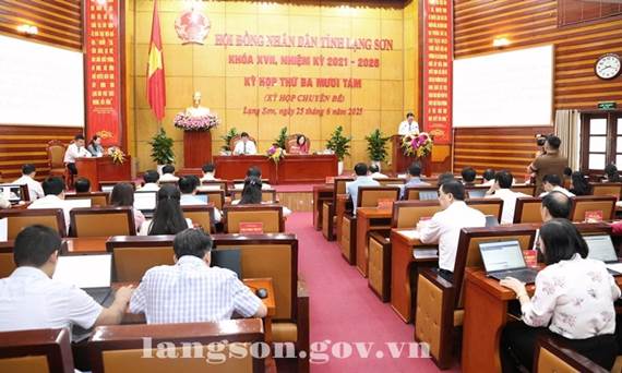 Kỳ họp thứ ba mươi tám  (kỳ họp chuyên đề) HĐND tỉnh: Quyết nghị 18 nội dung quan trọng
