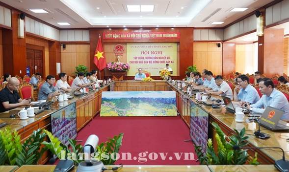 UBND tỉnh tập huấn, hướng dẫn nghiệp vụ cho đội ngũ cán bộ, công chức cấp xã