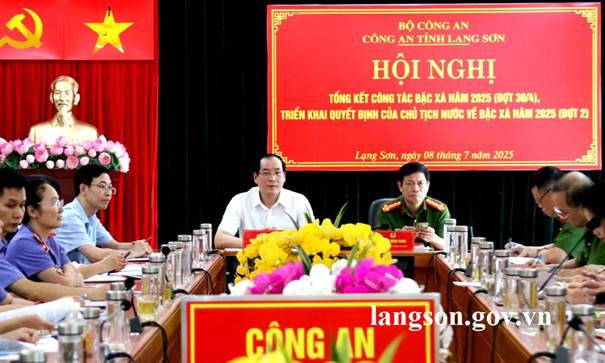Hội nghị trực tuyến triển khai Quyết định của Chủ tịch nước về đặc xá đợt 2 (dịp 2/9) năm 2025