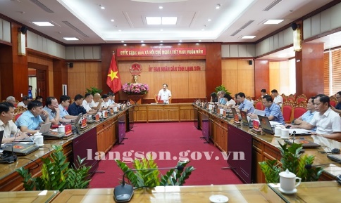Họp chuyên đề tháo gỡ vướng mắc, thúc đẩy công tác giải phóng mặt bằng  dự án cao tốc Hữu Nghị - Chi Lăng và dự án cao tốc Đồng Đăng (Lạng Sơn) - Trà Lĩnh (Cao Bằng)
