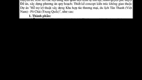 Thông báo họp chuyên đề xem xét các nội dung liên quan đến trình tự thủ tục, thẩm quyền phê duyệt Đề án, xây dựng phương án quy hoạch; Thiết kế concept kiến trúc không gian thuộc Dự án "Hỗ trợ kỹ thuật xây dựng Khu hợp tác thương mại, du lịch Tân Thanh (Việt Nam) - Pò Chài (Trung Quốc)"