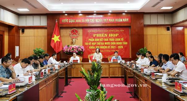 Kỳ họp thứ 39, HĐND tỉnh khóa XVII: Phiên họp phản ánh kết quả thảo luận tổ