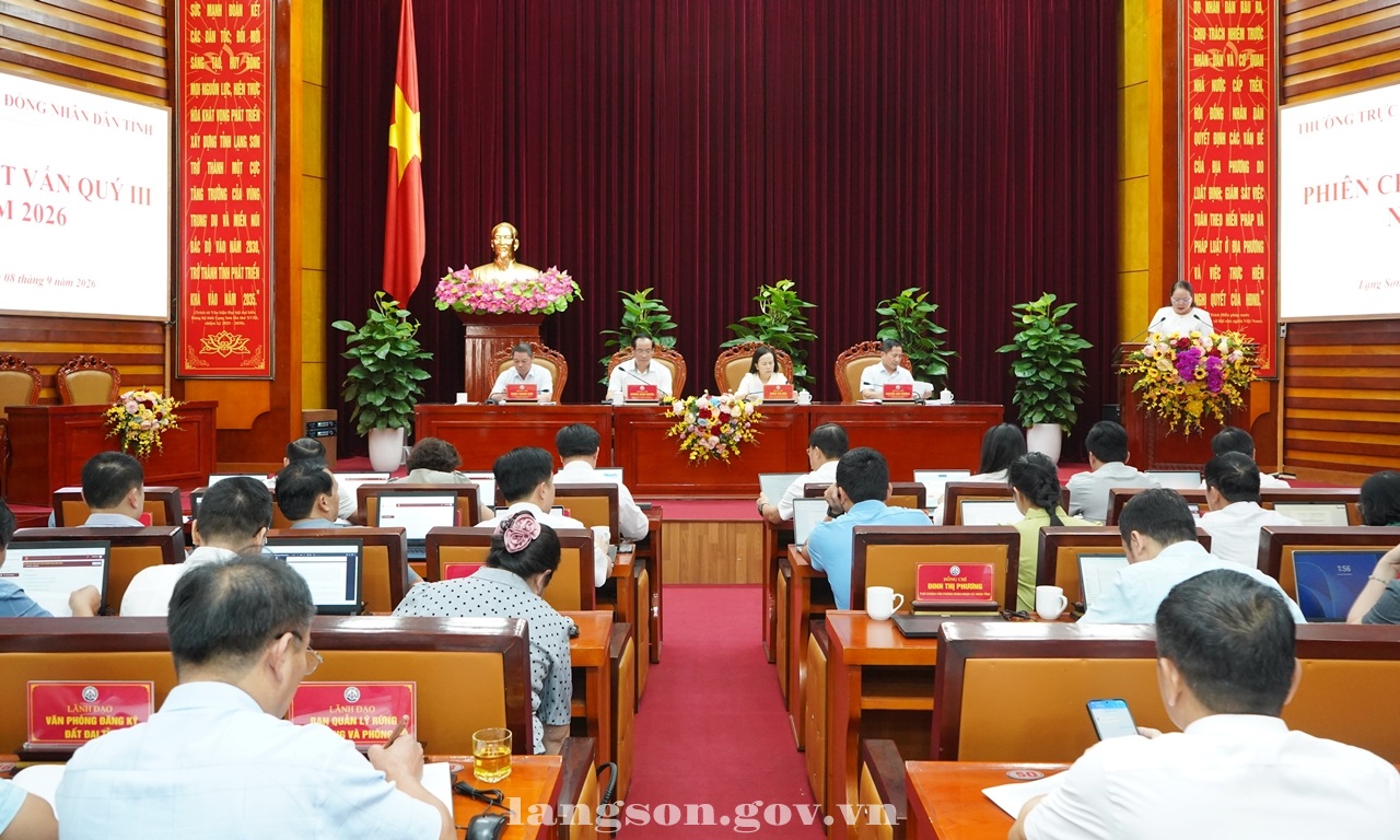 Thường trực HĐND tỉnh tổ chức phiên chất vấn quý III năm 2026